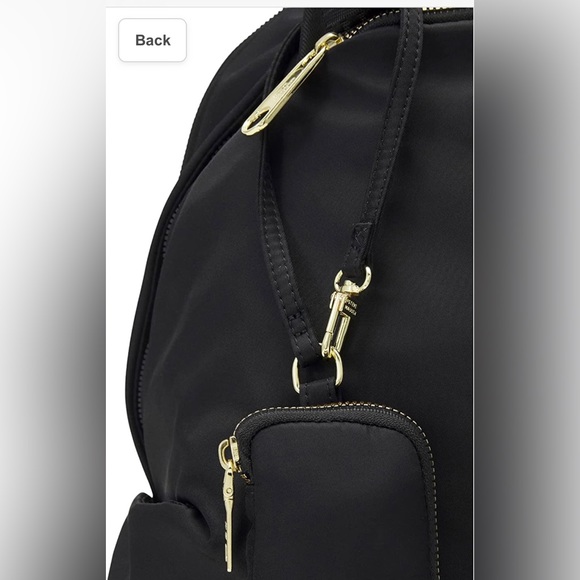 Steve Madden BTristian Backpack (Black); 12" x Height 17" x Depth 6" ; Full size - Picture 5 of 9